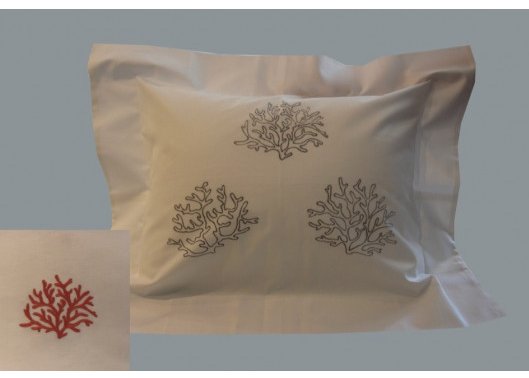 "3 Coraux" pillow case pattern