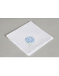 "Hortensia" hand embroidered handkerchief